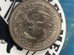 1960-1985 John F Kennedy 25th Anniversary Double Eagle Commemorative Coin - Picture 1 of 2