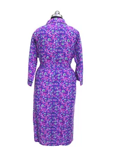 Kimono de algodón con estampado de bloques hecho a mano - Perfecto artesanal, patrón elegante - Imagen 1 de 6