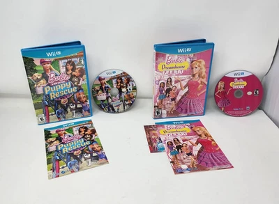 Barbie Dreamhouse Party & Puppy Rescue (Wii U) Complete CIB w/Manual - TESTED - Image 1 of 4