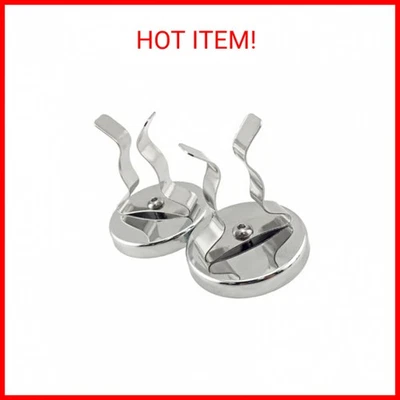 ‎MASTER MAGNETICS Master Magnetics Ceramic Round Base Magnet with Spring Clamp - 2.04" Diameter, 2