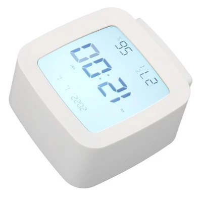 Kids Alarm Clock Large Screen Time Date Temp Humidity Display System - Image 1 of 4