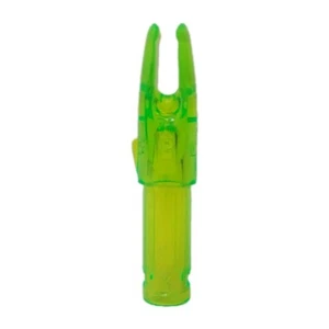 100 Count Bohning S 6.5mm Signature Arrow Standard Nocks: Clear Green: .246" NOS - Picture 1 of 3