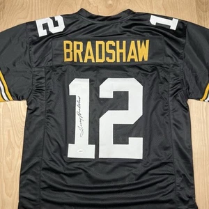 Terry Bradshaw Signed Jersey #12 Steelers QB Autographed Jersey w/ Holo COA - Picture 1 of 7