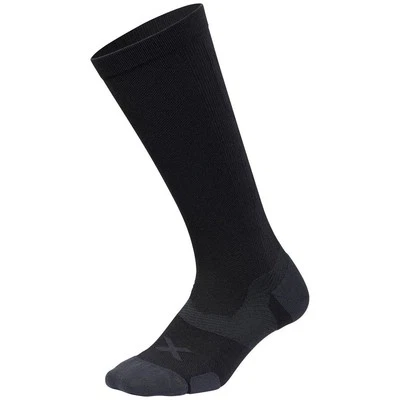 2XU Vectr Cushion Compression Socks Black Cushioned Anti Blister Arch Support - Image 1 of 2