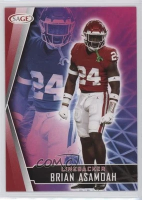 2022 SAGE High Series Red Brian Asamoah II Brian Asamoah #183 Rookie RC - Image 1 of 2