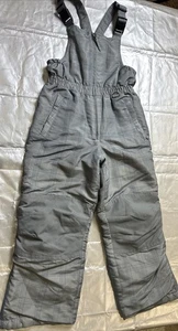 Lands End Kid Snow Pants SZ 8 Grow-A-Longs Squall Bib Insulated Ski Knee - Picture 1 of 17