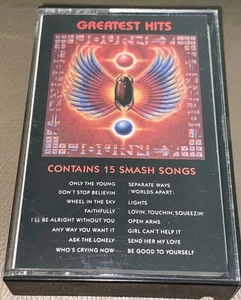 JOURNEY GREATEST HITS CASSETTE TAPE with LYRIC SHEET - Picture 1 of 9