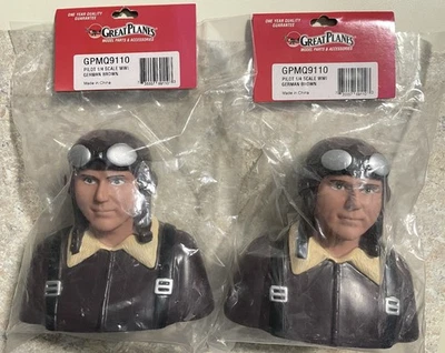 GRANDES AVIÕES Piloto Escala 1/4 Primeira Guerra Mundial Marrom Alemão - Parte GPMQ9110 Novo Estoque Antigo - Imagem 1 de 4