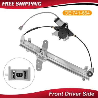 Front Left Power Window Regulator w/ Motor for Mercury Grand Marquis 1992-2011 - Image 1 of 4