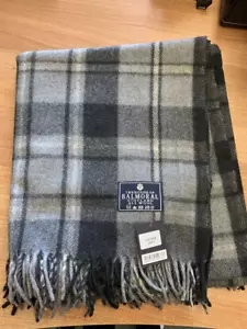 100% Wool Blanket | The House Of Balmoral | Macrae Grey | Tartan - Picture 1 of 3