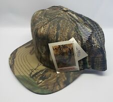 Vintage 90s Realtree Camo Hat Cap Snapback W/TAGS Camouflage REALTREE USA