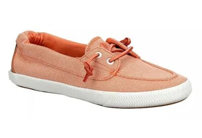 NEW SPERRY TOP-Sider Woman’s Lounge Away 2 Oaxaca Boat Shoes, Coral - Image 1 of 4