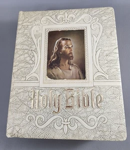 Hertel Standard Ref. Holy Bible Blue Ribbon Ed. Red Letter - Military Accounts - Foto 1 di 24