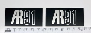 AR-91 Speaker Grill Badges PAIR AR91 Custom Made Aluminum - Picture 1 of 7