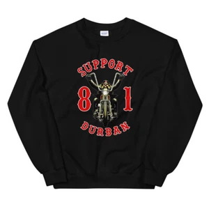 01 Hells Angels South Africa Durban Support 81 Sweatshirt black 6779 - Picture 1 of 17