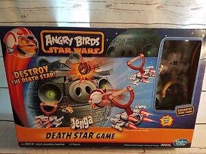 Angry Birds Star Wars Jenga Death Star Game Hasbro Complete