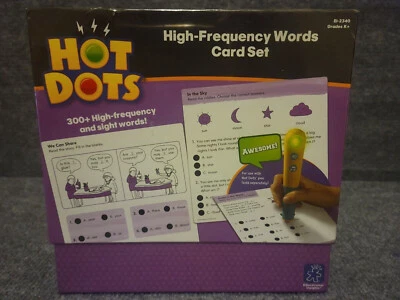 Hot Dots High-Frequency Words Card Set Grades K+ 300 + Words - Image 1 of 3
