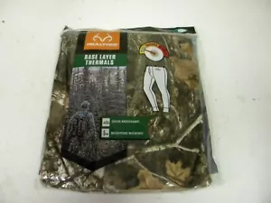 Realtree Base Layer Thermals Bottoms Camo XL - Picture 1 of 4