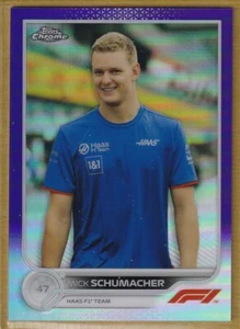2022 Topps Chrome Formula 1 Purple Refractors #71 Mick Schumacher /399 - Photo 1 sur 2