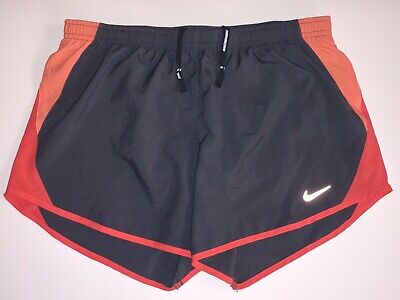Nike Running Shorts Womens Size Small Gym Exercise Workout Athletic Black Red • 16.99€