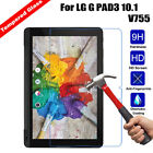 2Pcs For Lg G Pad 10.1 V700 / G Pad 2 3 4 Tempered Glass Screen Protector Cover