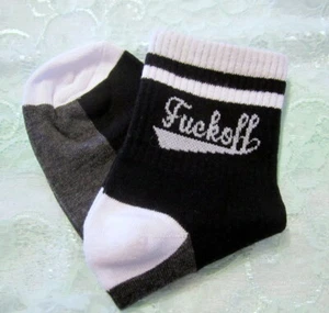 F*ck Off Socks - Womens Girls Unisex - Picture 1 of 5