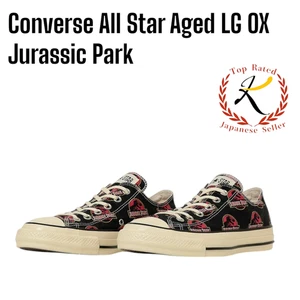 Converse All Star Aged LG OX Jurassic Park Black Color SF NEW Original Box JAPAN - Picture 1 of 14