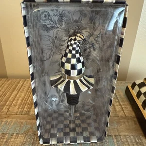 Retired Mackenzie Childs Witches Hat potion Bottle Stopper New In Gift Box - Picture 1 of 4