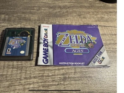 The Legend of Zelda: Oracle of Ages — Nintendo GBC (NEUER AKKU) + Handbuch - Bild 1 von 4