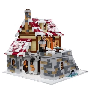 2456PCS Winter Snow House Architecture MOC Modular Building Block Toy Set - Picture 1 of 6