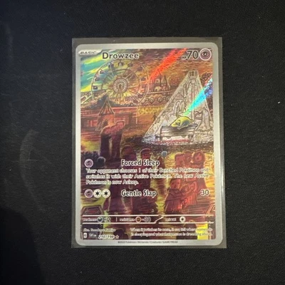 Pokémon TCG Drowzee Scarlet & Violet Base Set Holo Illustration Karte 210/198 - Bild 1 von 2