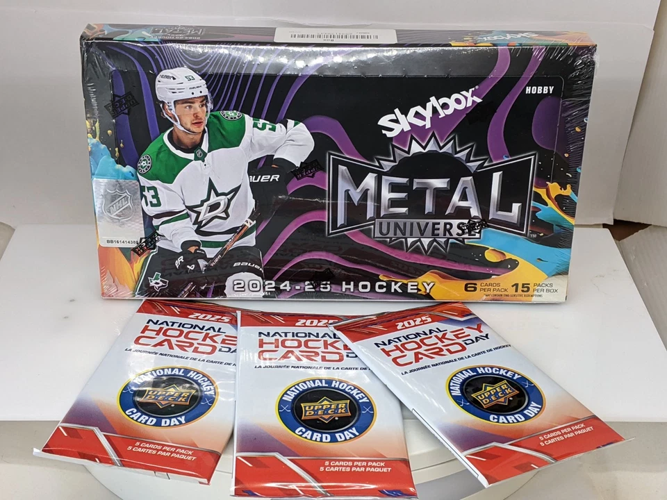2024/25 UPPER DECK SKYBOX METAL UNIVERSE HOCKEY HOBBY BOX