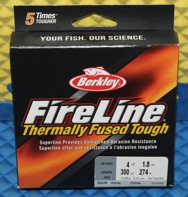 FireLine термоплавкий жесткий 4 фунта 300 ярдов кристалл BUFLVS-CY - Изображение 1 из 4