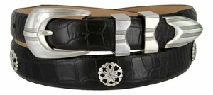 Poker Club Men's Genuine Full-Grain Cowhide Leather Designer Dress Golf Belt - Picture 1 of 11