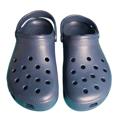 Crocs Clásico Zueco Zapatos Azul Marino Hombres Talla 11 Sin Cordones Playa Informal Ropa Activa Foto 1 de 4
