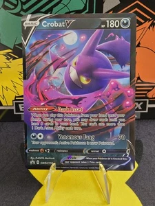 Pokemon TCG Crobat V SWSH110 Sword & Shield Black Star Promo Card NM #SWSH110 - Picture 1 of 2