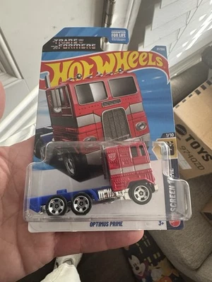  HOT WHEELS OPTIMUS PRIME 2026 ( 27/250) HW SCREEN TIME TRANSFORMERS  - Image 1 of 4