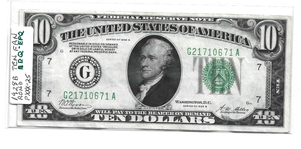 VERY CHOICE 1928B $10 FRN-NEEDS TO BE GRADED - Image 1 of 4