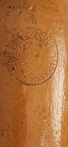 Antike deutsche Birresborn Mineralwasser Spirituosen Ton Steinzeug Flasche um 1800 - Bild 1 von 10