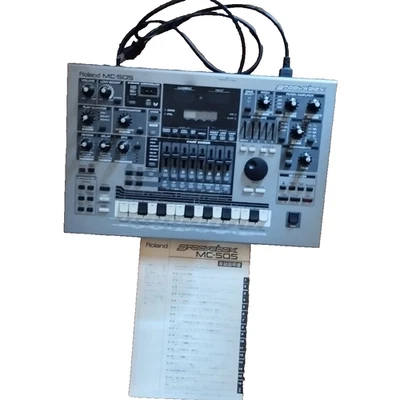 Roland MC-505 Groovebox Rhythm Machine Sequencer Mixer Music Sampler For Parts - Image 1 of 4