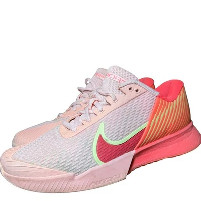 Tênis NikeCourt Air Zoom Vapor Pro Feminino Rosa Coral DR6192-601 Tamanho 9 - Imagem 1 de 4