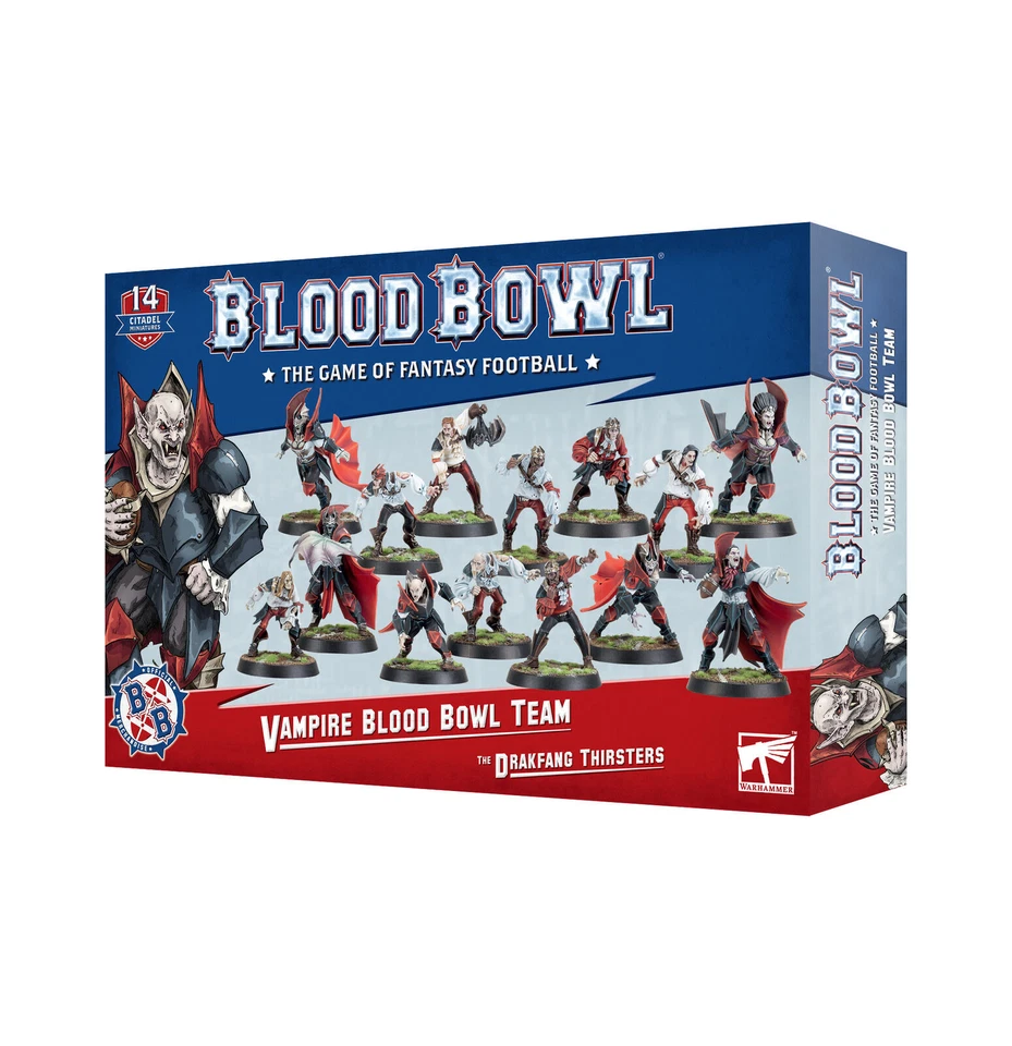 Games Workshop The Drakfang Thirsters: Vampire Blood Bowl Team (202-36)