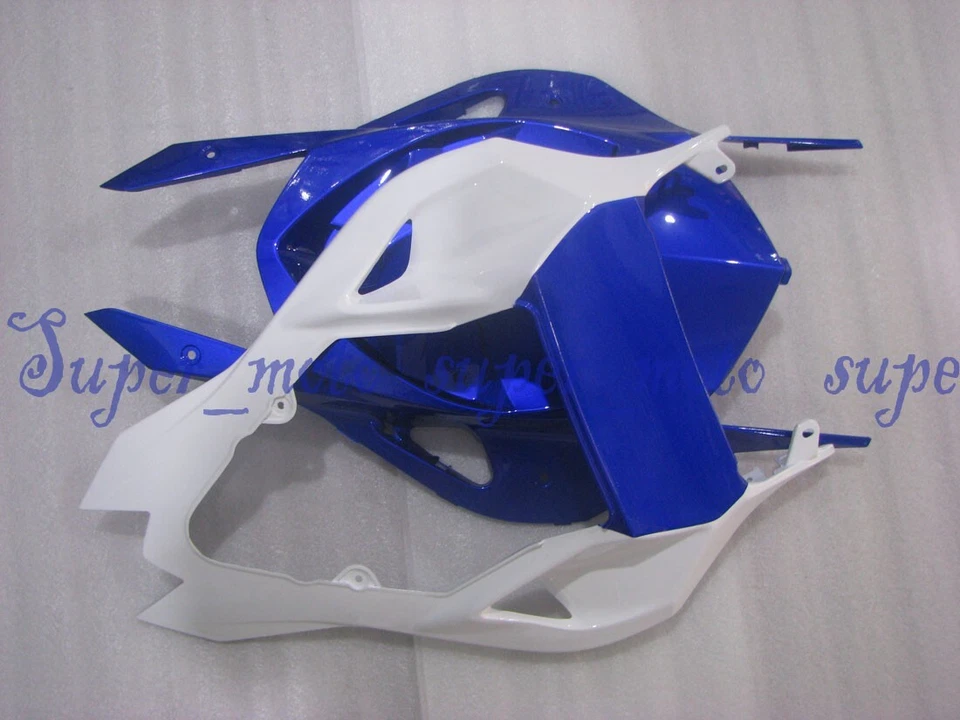 Panel trasero carenado asiento trasero capó apto para BMW S1000RR 2009-2014 azul blanco Foto 1 de 1