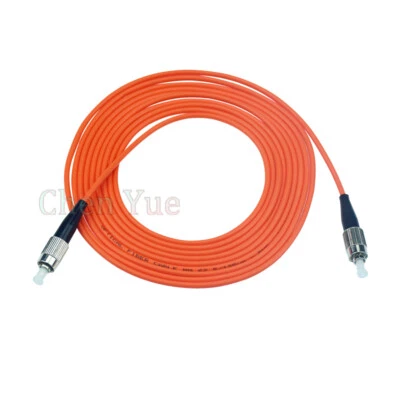 10pcs 1M FC-FC UPC Fiber Optic Patch Cord Simplex Multimode OM1 62.5/125 Jumper - Image 1 of 4