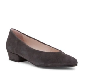 Patricia Green Sandra Suede Pump Heels, Charcoal, Size 7, $205 NWT - Picture 1 of 3