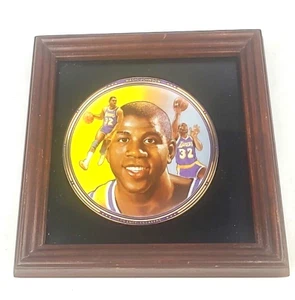 Magic Johnson von C. W. Mundy (Künstler) 1991 von: Sports Impressions - gerahmt 6,5" - Bild 1 von 4