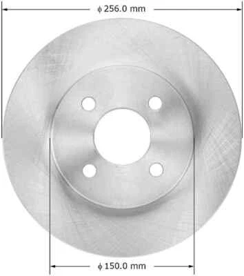 Rotor de freno de disco-LS Bendix PRT5899 para Pontiac G5 2009 Foto 1 de 4
