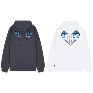 IUTER Sudadera Con Capucha Hombre Logo Metálico Iuter Milano Original - Imagen 1 de 8