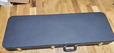 Estuche para guitarra eléctrica Musician's Gear Deluxe negro nuevo Foto 1 de 4