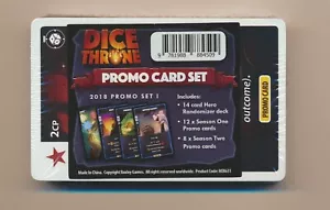 Dice Throne 2018 Promo Set 1 Complete Card Set! FACTORY SEALED!! - Picture 1 of 1